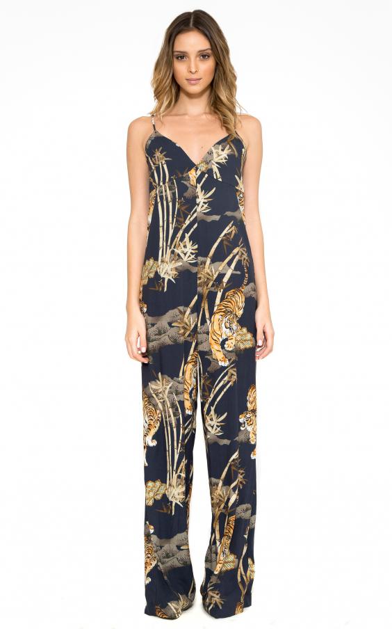 Samurai Printed Basic Jumpsuit