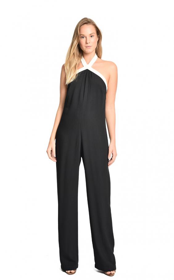 Black Crepe PB Jumpsuit 