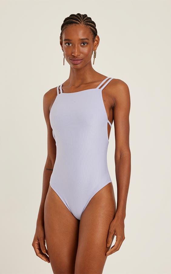 HORTENSIA STRAPS GEOMETRIC ONE PIECE