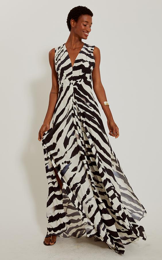 Grevy Premium Pleated Long Dress