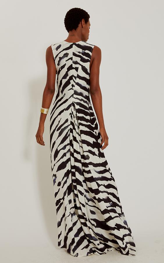 Grevy Premium Pleated Long Dress