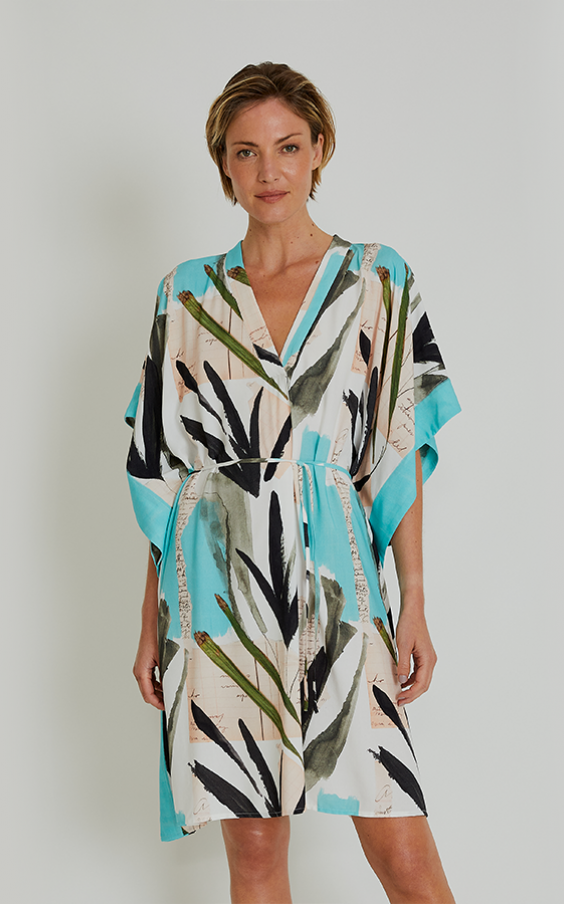 Parchment Kimono Cover-Up