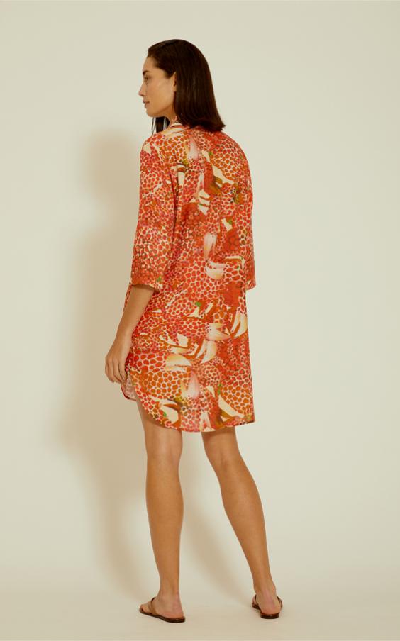 Artsy Crab Basic Shirt Dress