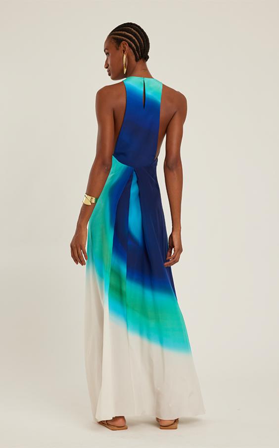 AGATHA BACK NECKLINE DRESS