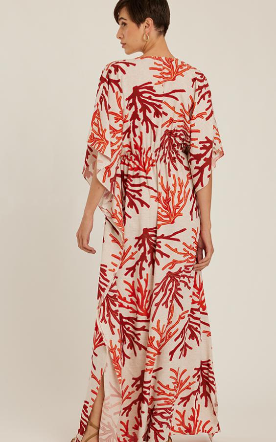 NORONHA CRIMPED KAFTAN