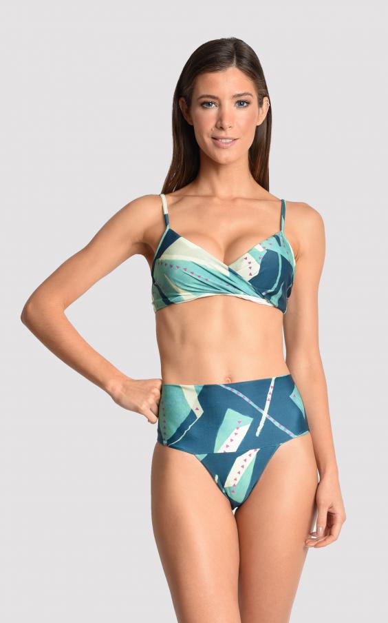 Amazonas Ruched Hi Rise Bikini 