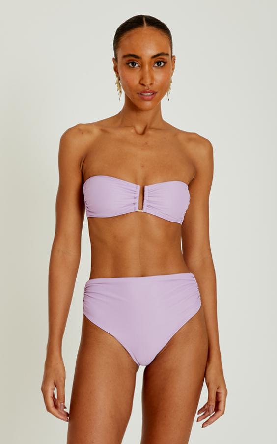 Dahlia Drop Bandeau Hw Ruched Bikini