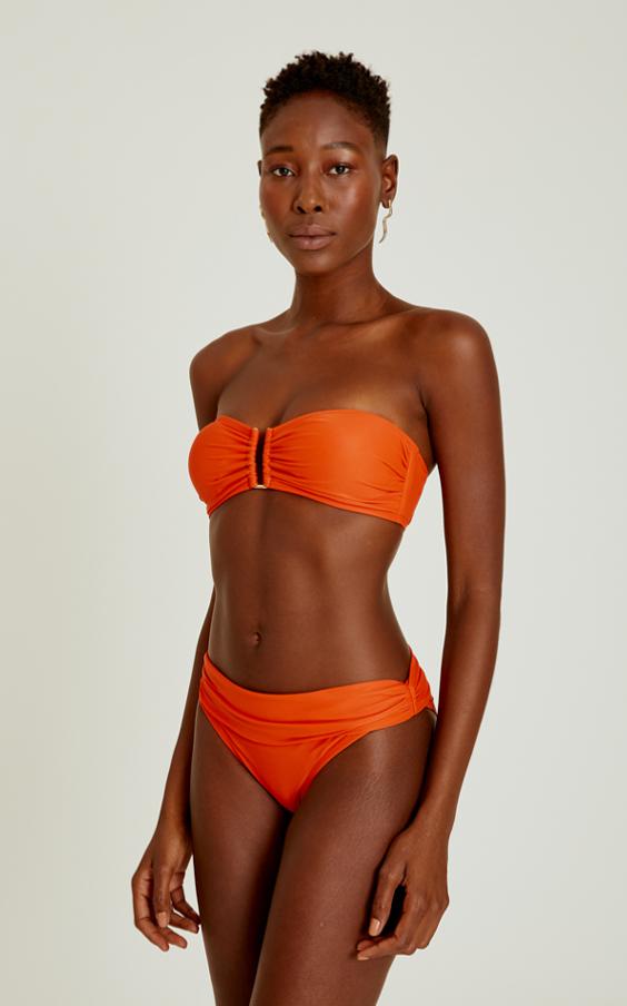 Kinkan Drop Bandeau Hw Ruched Bikini