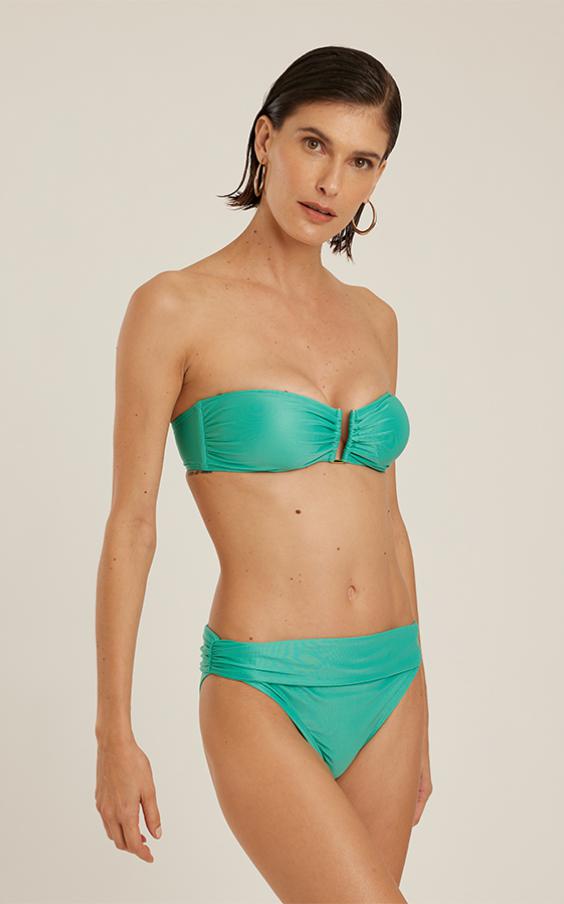 ATLANTIS DROP BANDEAU RUCHED HW BIKINI