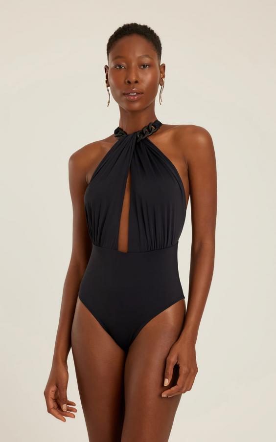 BLACK BIO LOOP CHAIN ONE PIECE