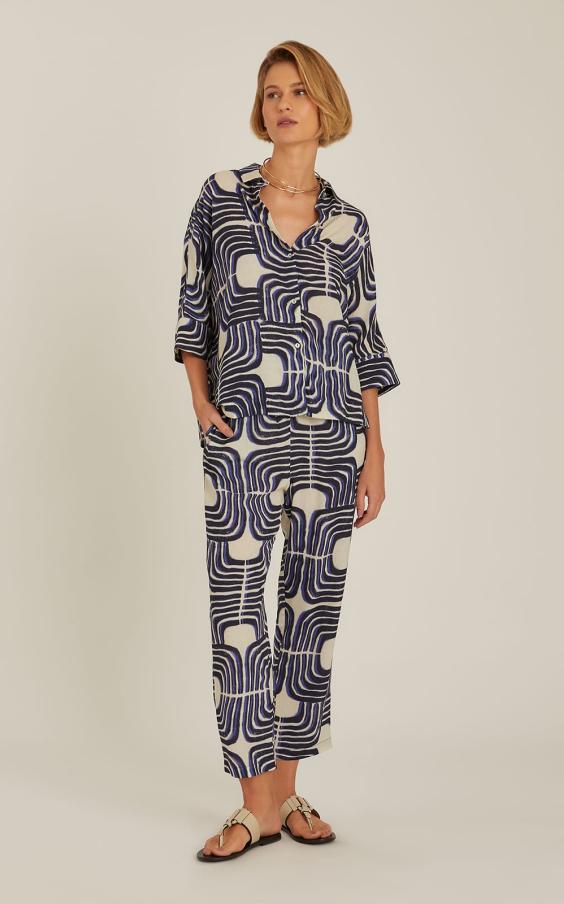 PAROS ELASTIC WAISTBAND PANTS