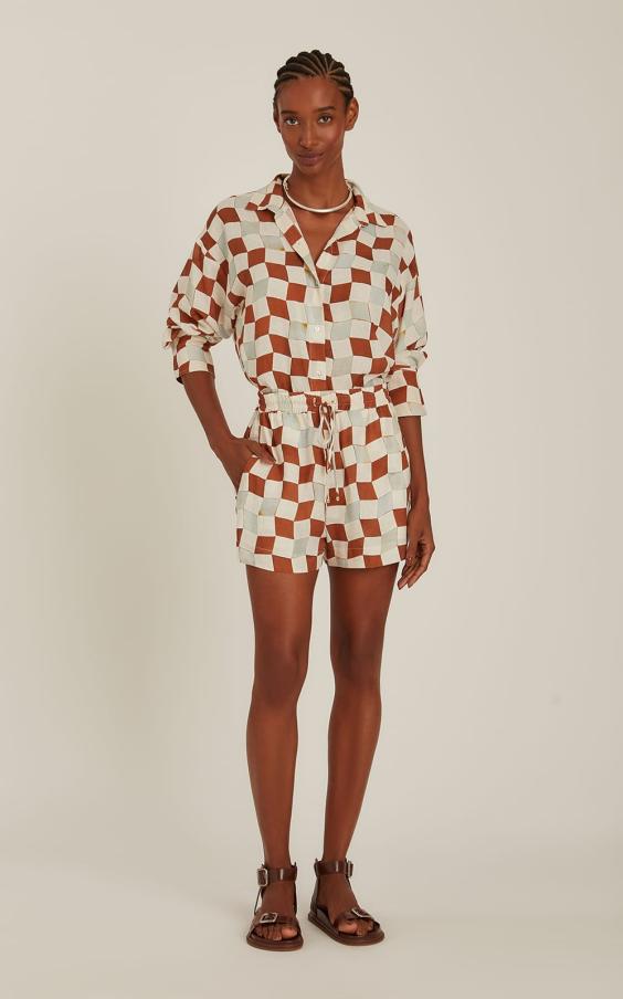 CASABLANCA ELASTIC WAIST SHORTS