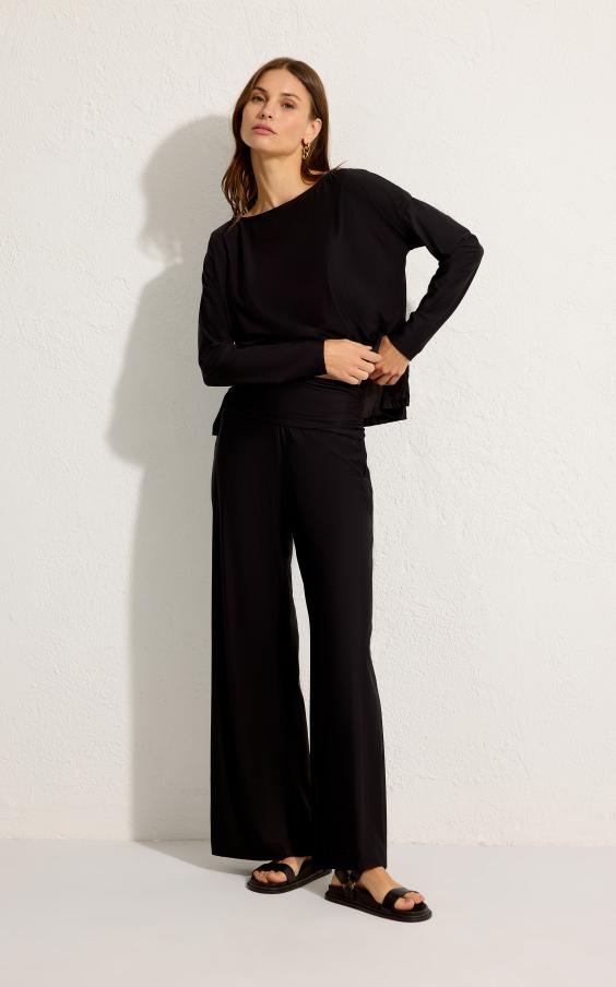 BLACK RELAX PANTS