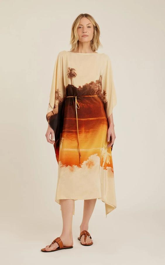 MARAÚ SILK KAFTAN