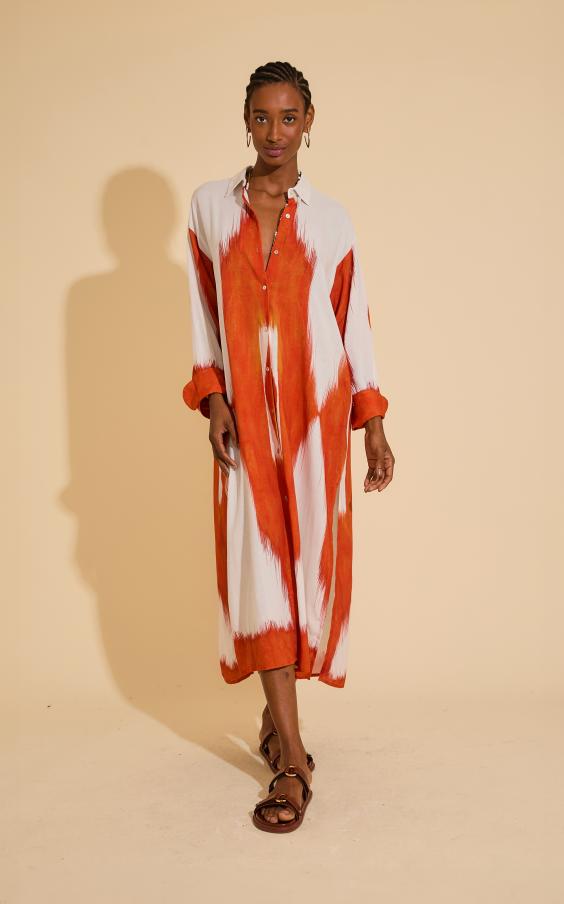 TULUM COMFORT BUTTON-UP CHEMISIER