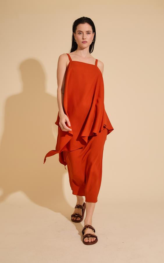 TURMERIC OVERLAY DRESS