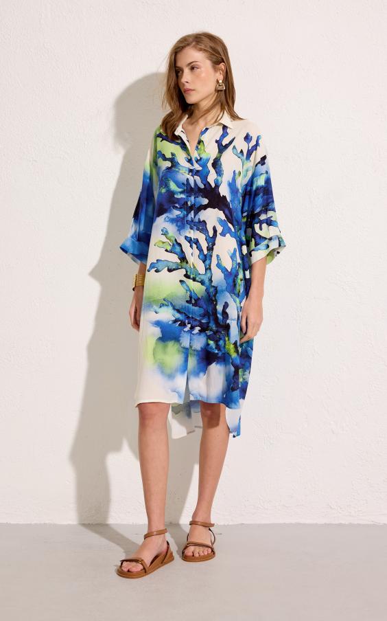 PACIFIC 7/8 SLEEVE CHEMISIER