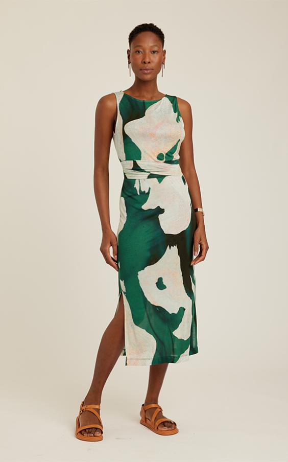 GREEN COAST BELTED COVER UP