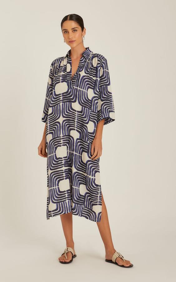 PAROS SIDE SLIT COVER UP DRESS