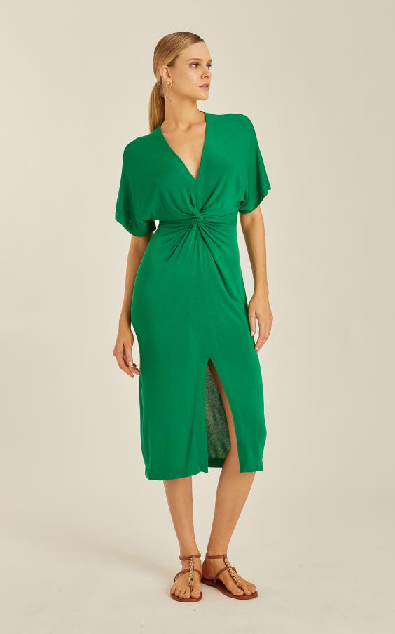 VERDANT  V NECK COVER UP