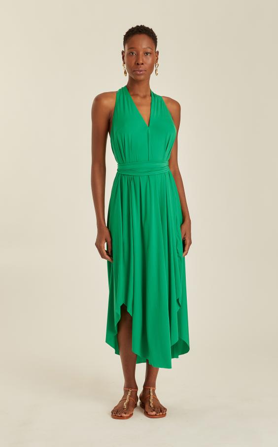 VERDANT  TIE COVER UP DRESS