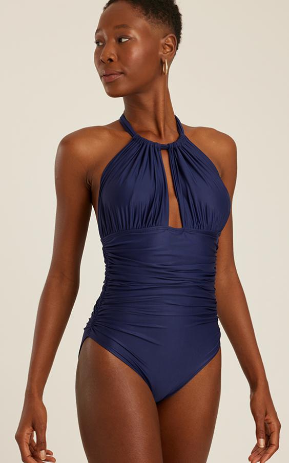 TIDE RECYCLED RUCHED ONE PIECE