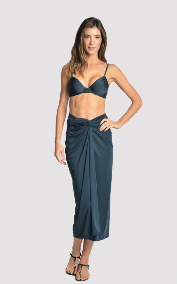 Blue Star Knot Touch Sarong 