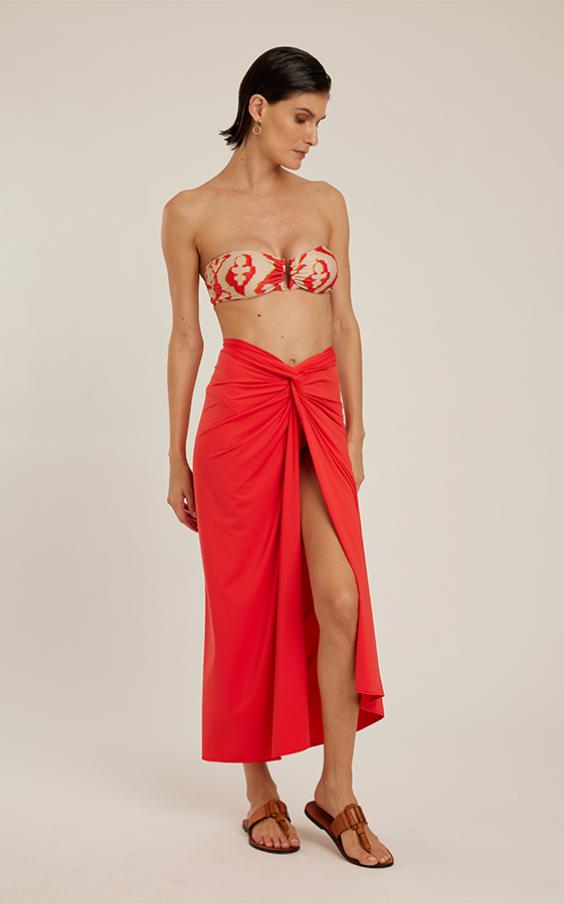 WATERMELON BIO KNOT SARONG