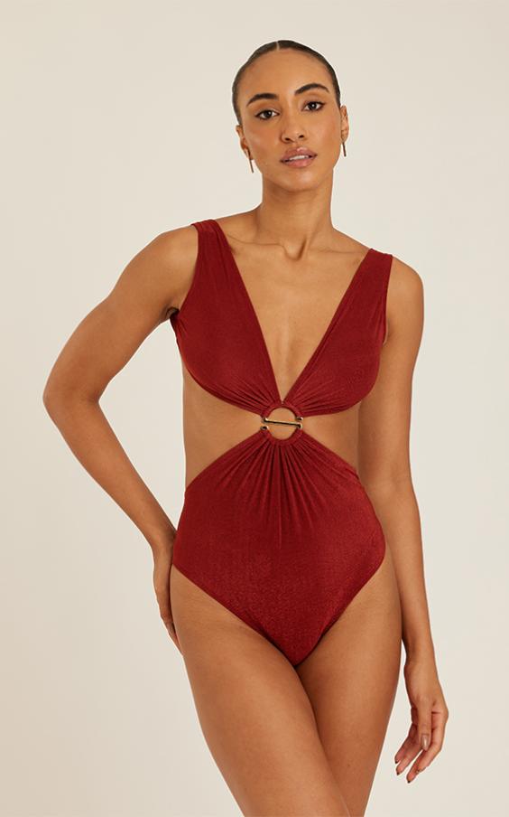 CINNAMON RING SLIT ONE PIECE