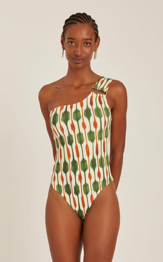 TANZANIA ONE SHOULDER DETAIL ONE PIECE