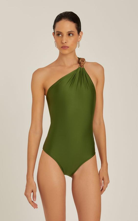 CACTUS ONE SHOULDER DETAIL ONE PIECE