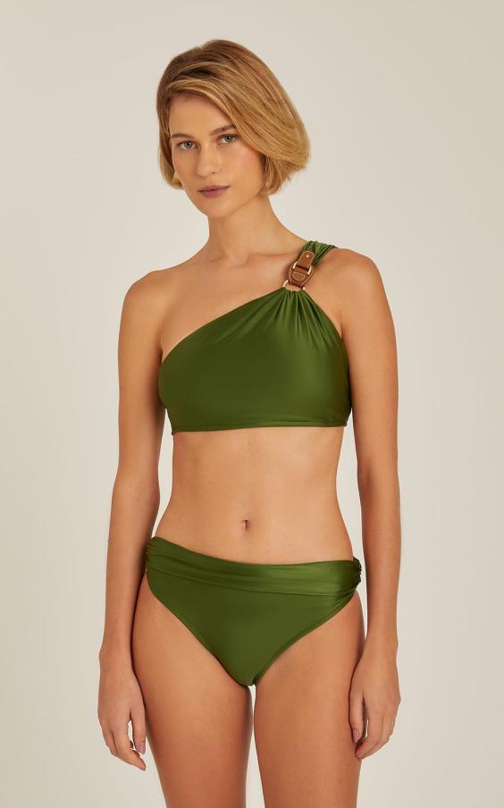 CACTUS ONE SHOULDER DETAIL BIKINI