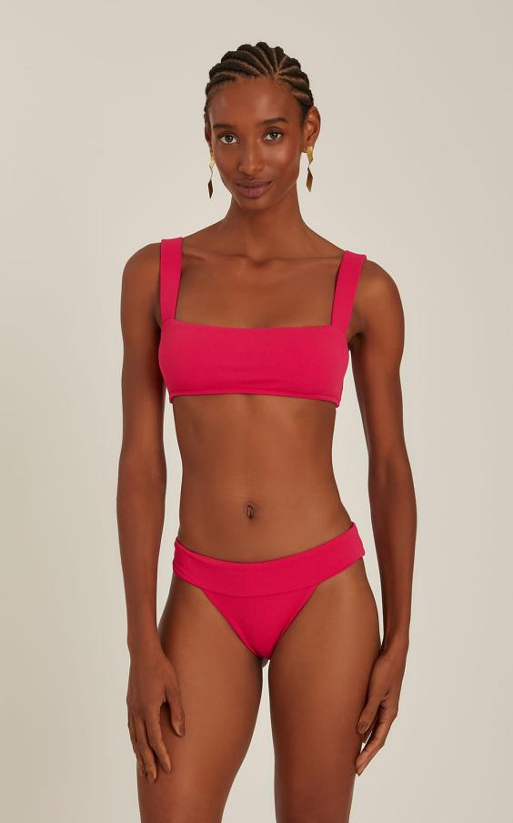 BERRY SQUARE NECK BIKINI