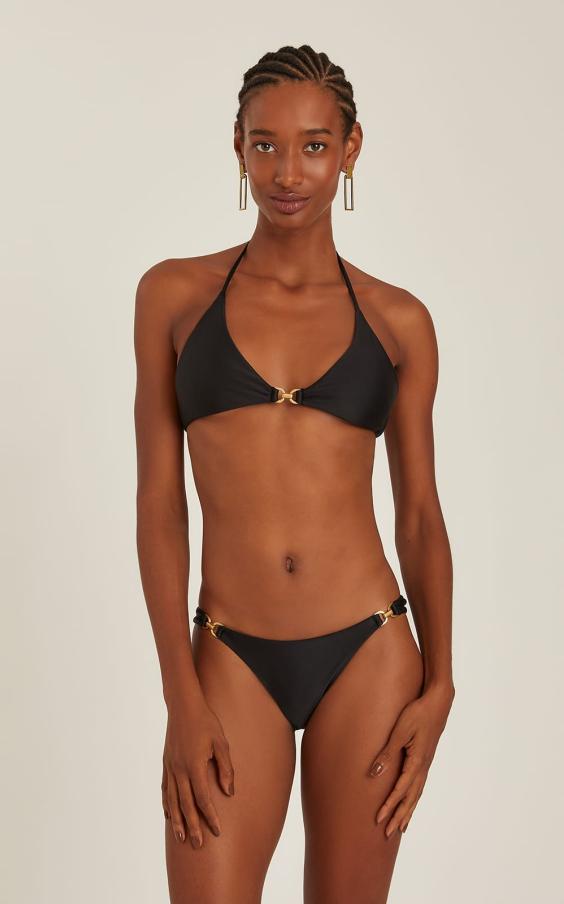 BLACK TRIANGLE FRONT DETAIL BIKINI