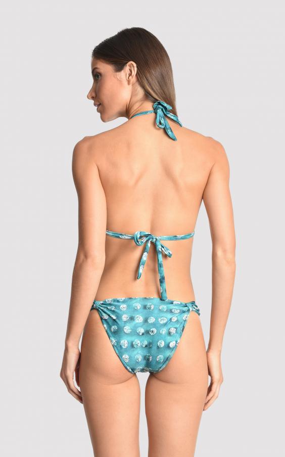 Aqua Adjustable Halter Bikini