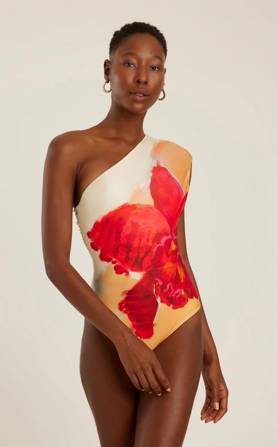 FLORA LOOP SHOULDER ONE PIECE