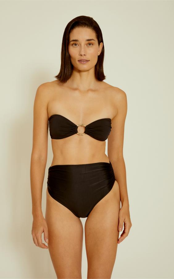 Black Ring Bandeau Hw Bikini