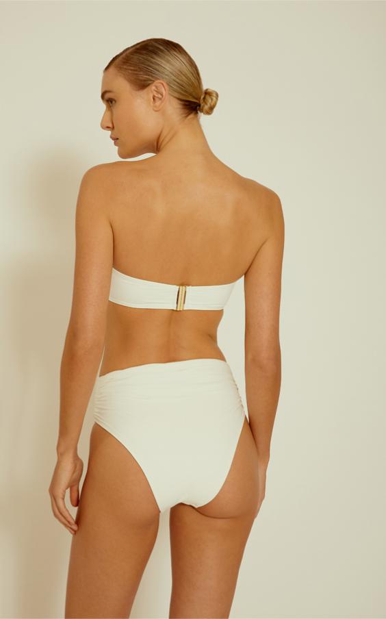 Off White Ring Bandeau Hw Bikini