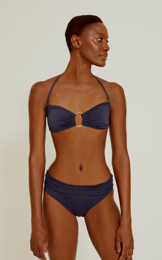 Indigo Blue Ring Bandeau Hw Bikini