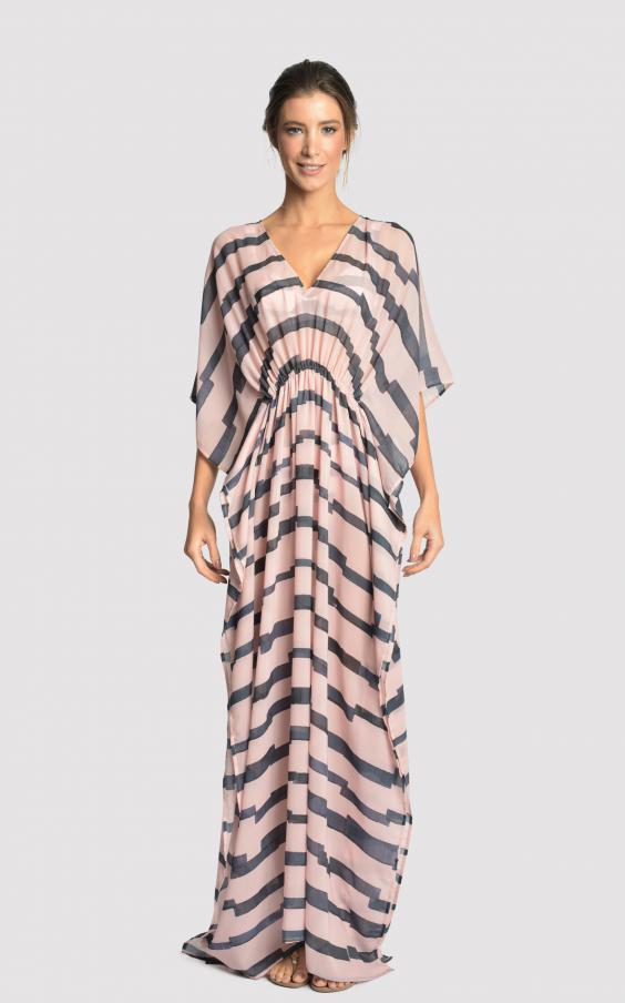 Marina Long Pleat Caftan 