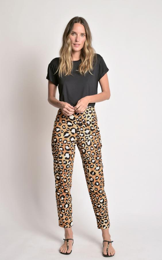 Jaguar High Waist Printed Pants