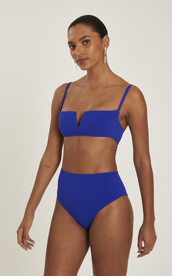 NEPTUNE V SQUARE NECK HIGH LEG BIKINI