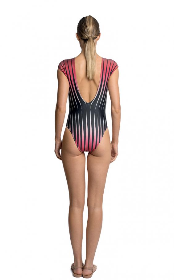 Sunset Deep V Runway Maillot