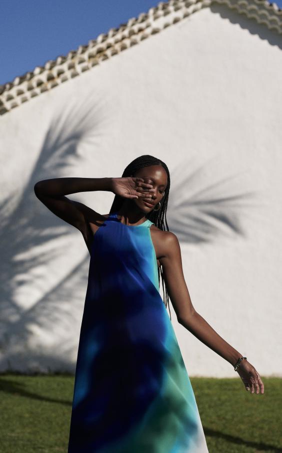 AGATHA BACK NECKLINE DRESS