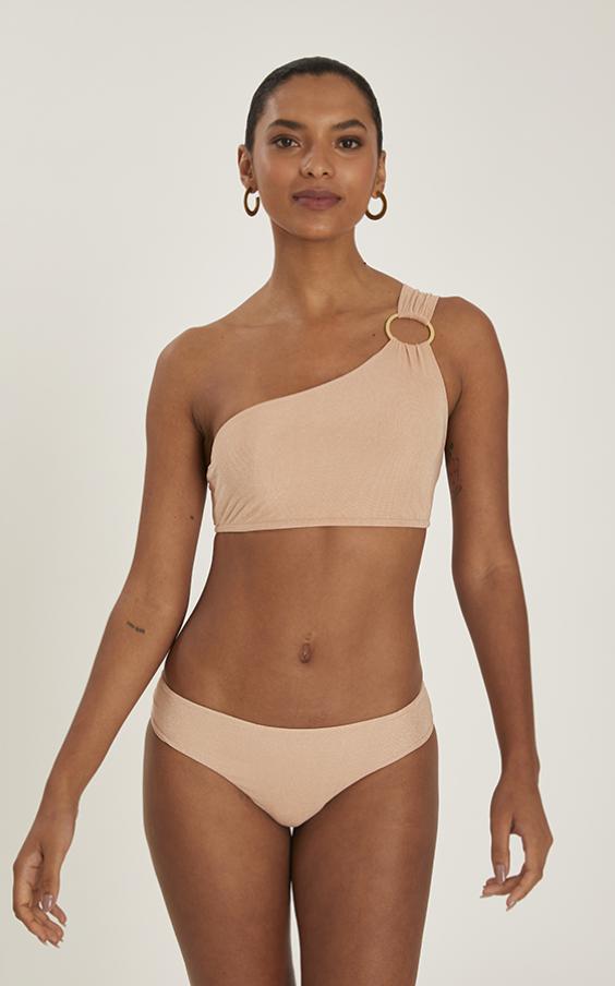 CHAMPAGNE RING SHOULDER MIDI BIKINI