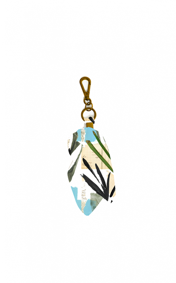 Parchment Silk Key Chain