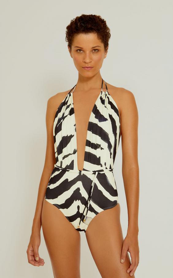 Grevy Halter Collar One Piece