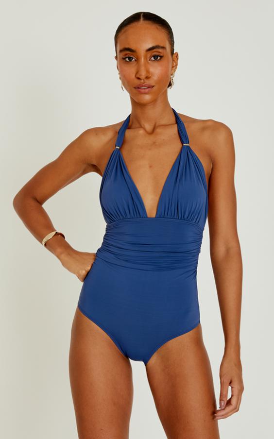 Jeri Adjustable Halter One Piece