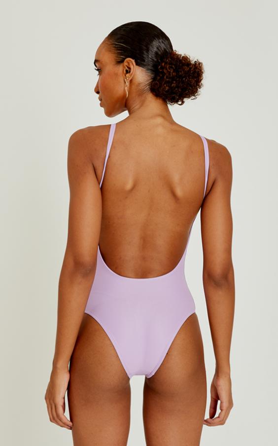 Dahlia High Neck Ruched One Piece