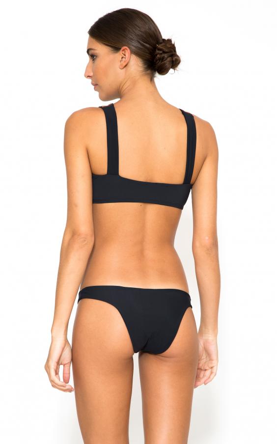 Black Athletic Mirror Bikini 